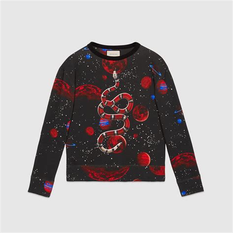 gucci pull over|gucci space snake jumper.